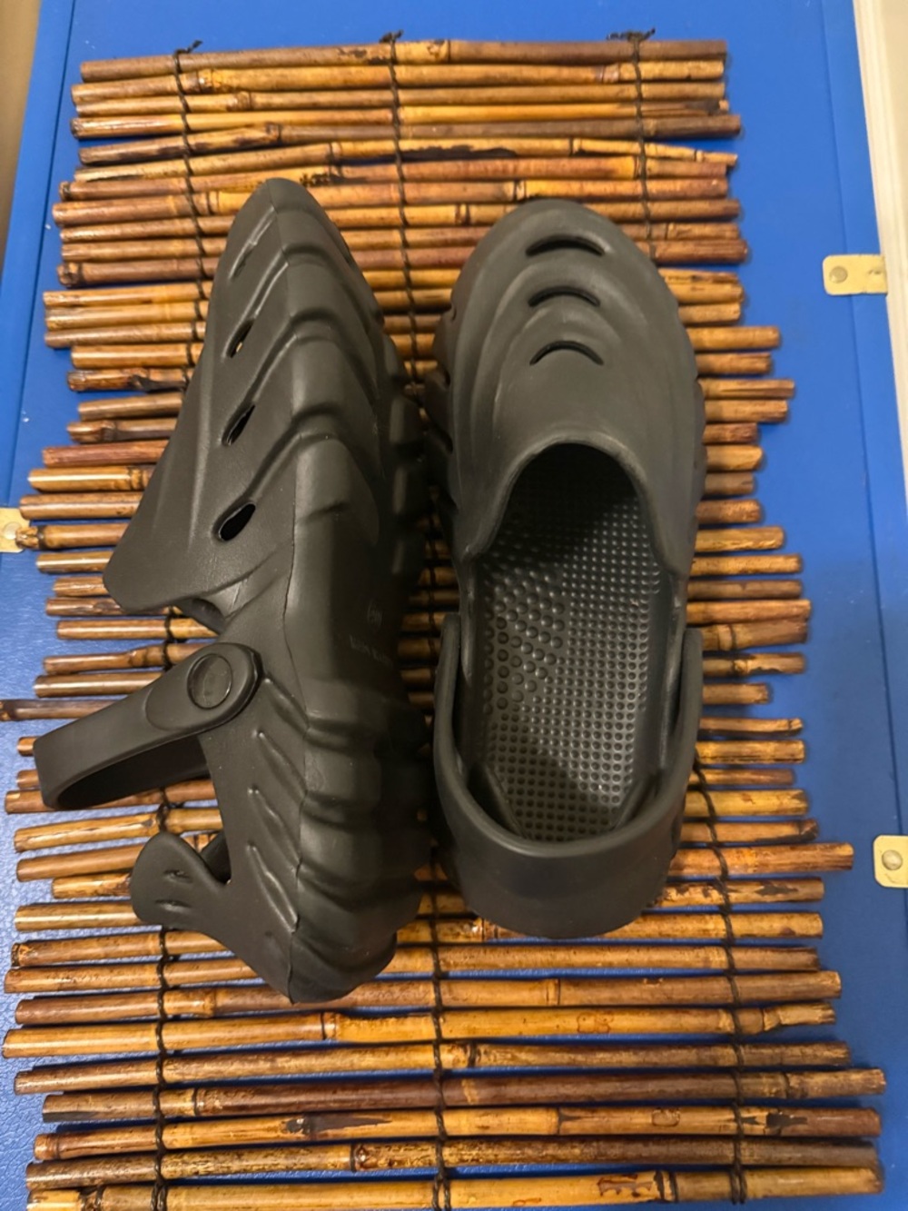 Men's Black Slip-On Garden Clog Shoes